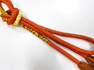 正絹　撚り房　手組帯締め